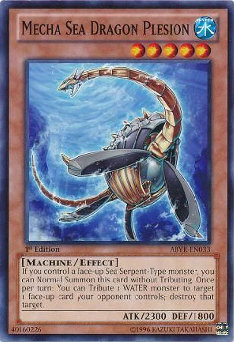 Mecha Sea Dragon Plesion - ABYR-EN033 - Common
