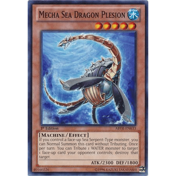 Mecha Sea Dragon Plesion - ABYR-EN033 - Common