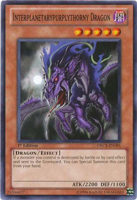 Interplanetarypurplythorny Dragon - ORCS-EN085 - Common 