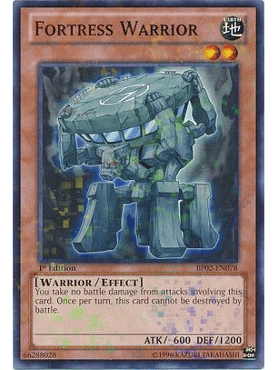 Fortress Warrior - BP02-EN078 - Mosaic Rare