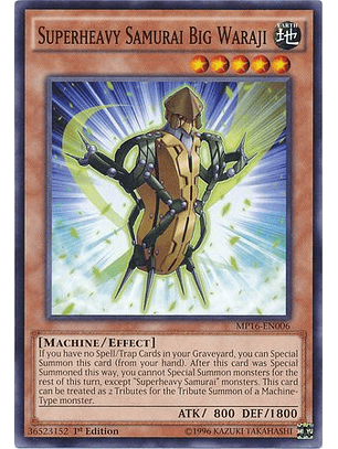 Superheavy Samurai Big Waraji - MP16-EN006 - Common