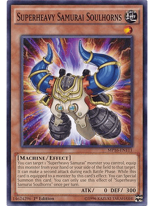 Superheavy Samurai Soulhorns - MP16-EN111 - Common