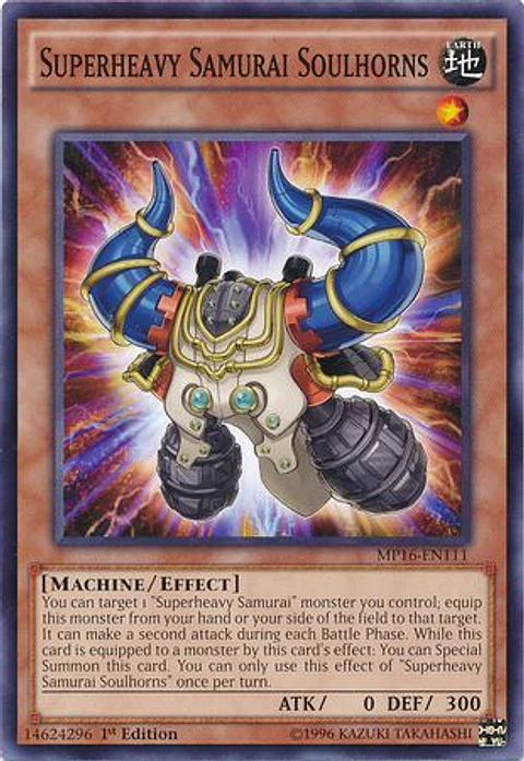 Superheavy Samurai Soulhorns - MP16-EN111 - Common