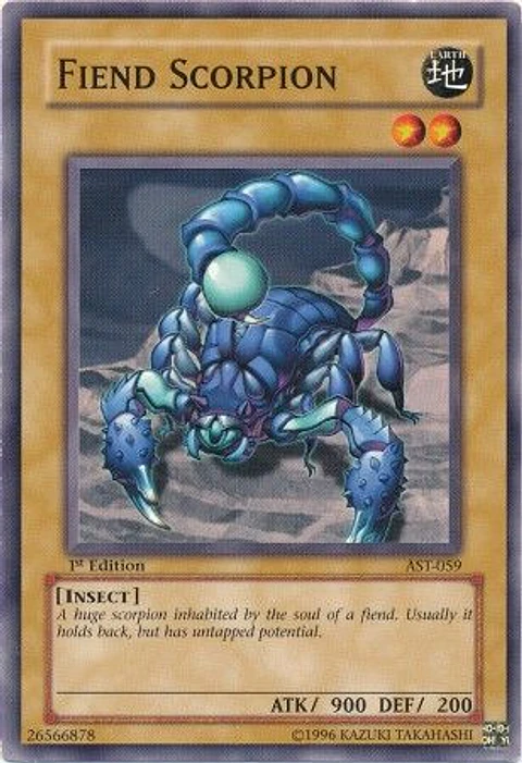 Fiend Scorpion - AST-059 - Common