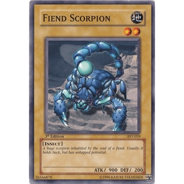 Fiend Scorpion - AST-059 - Common