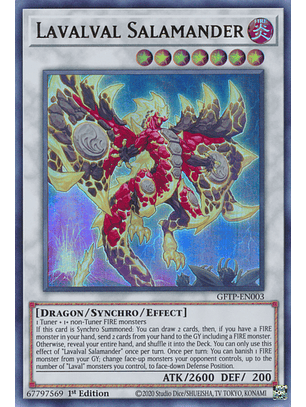 Lavalval Salamander - GFTP-EN003 - Ultra Rare