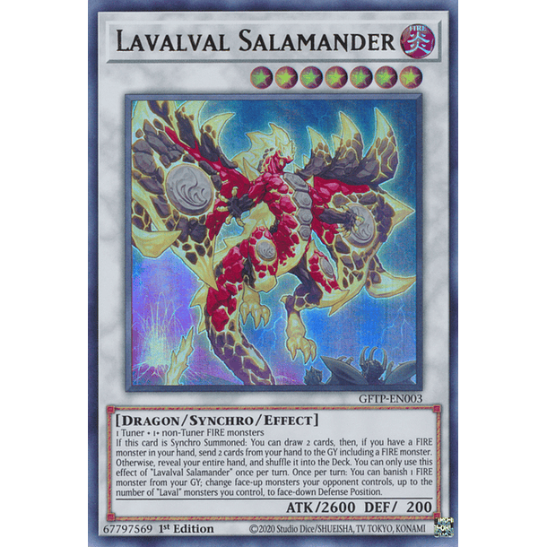 Lavalval Salamander - GFTP-EN003 - Ultra Rare
