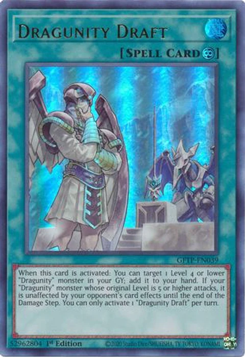 Dragunity Draft - GFTP-EN039 - Ultra Rare