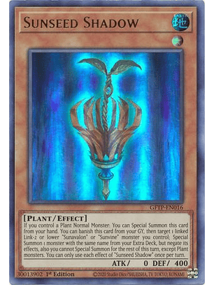 Sunseed Shadow - GFTP-EN016 - Ultra Rare