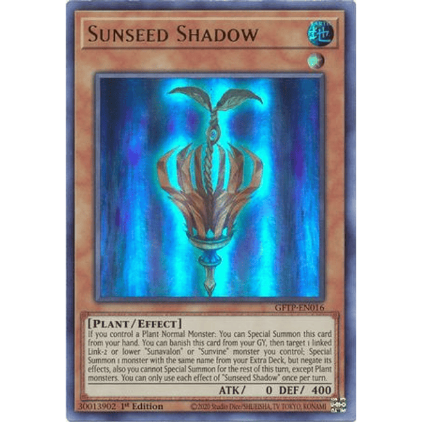 Sunseed Shadow - GFTP-EN016 - Ultra Rare
