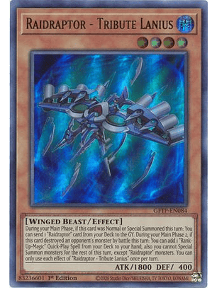 Raidraptor - Tribute Lanius - GFTP-EN084 - Ultra Rare
