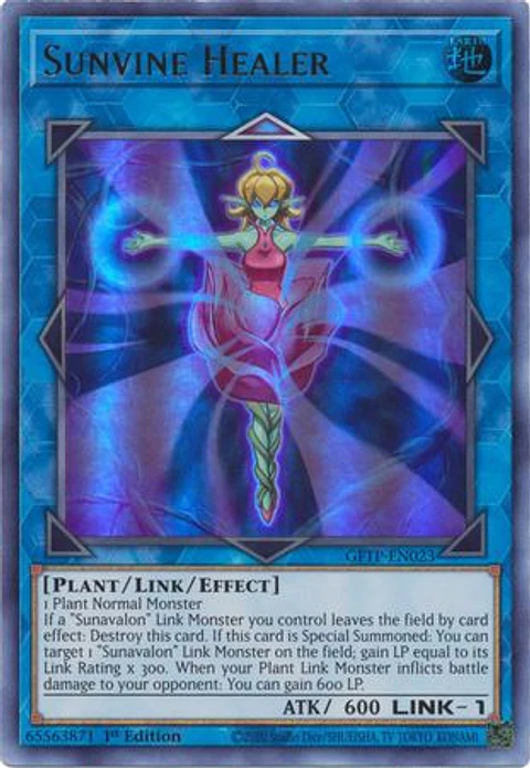 Sunvine Healer - GFTP-EN023 - Ultra Rare