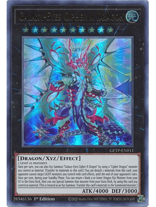 Galaxy-Eyes Cipher X Dragon - GFTP-EN011 - Ultra Rare