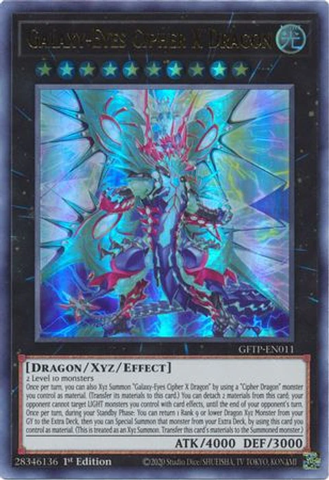 Galaxy-Eyes Cipher X Dragon - GFTP-EN011 - Ultra Rare