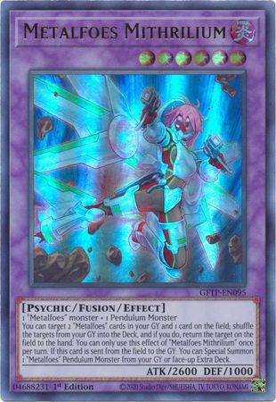 Metalfoes Mithrilium - GFTP-EN095 - Ultra Rare 1