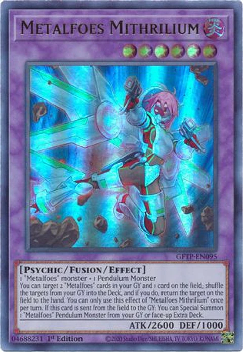 Metalfoes Mithrilium - GFTP-EN095 - Ultra Rare