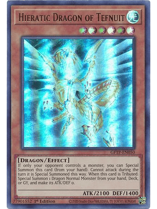 Hieratic Dragon of Tefnuit - GFTP-EN050 - Ultra Rare