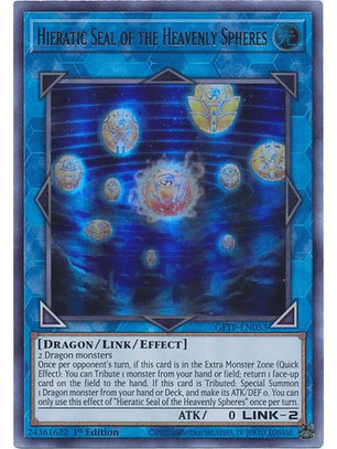 Hieratic Seal of the Heavenly Spheres - GFTP-EN053 - Ultra Rare