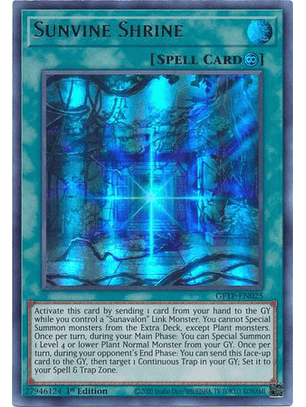Sunvine Shrine - GFTP-EN025 - Ultra Rare