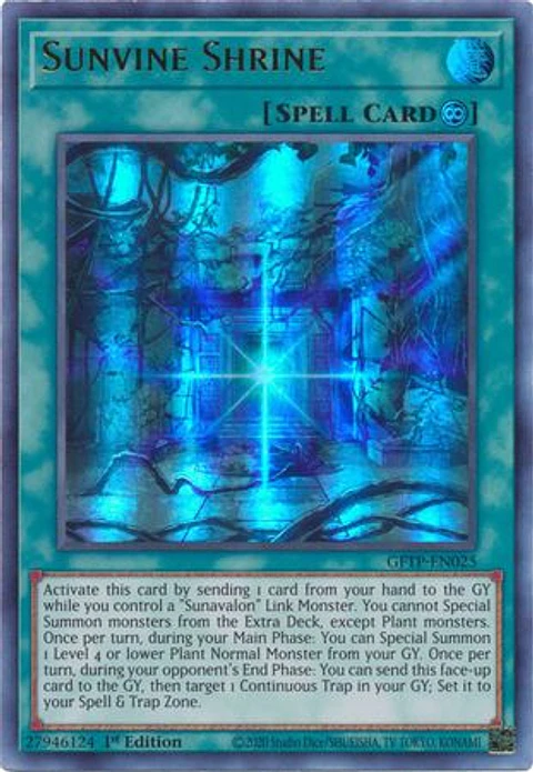 Sunvine Shrine - GFTP-EN025 - Ultra Rare