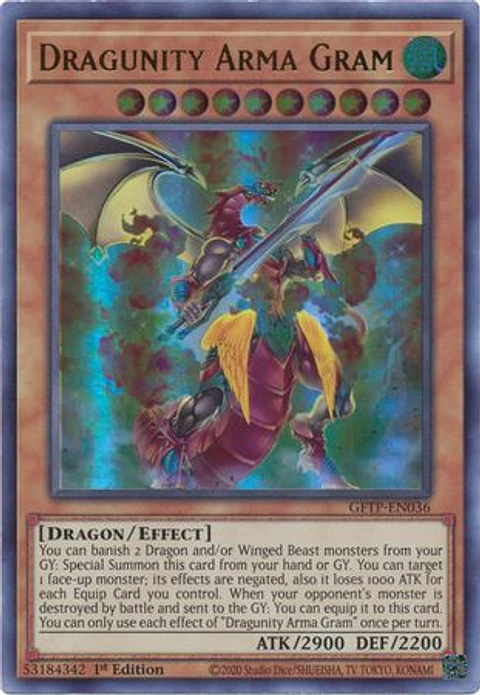Dragunity Arma Gram - GFTP-EN036 - Ultra Rare