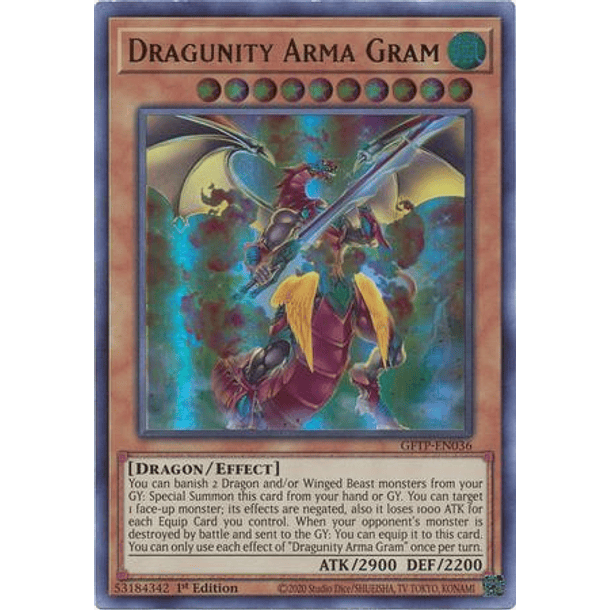 Dragunity Arma Gram - GFTP-EN036 - Ultra Rare