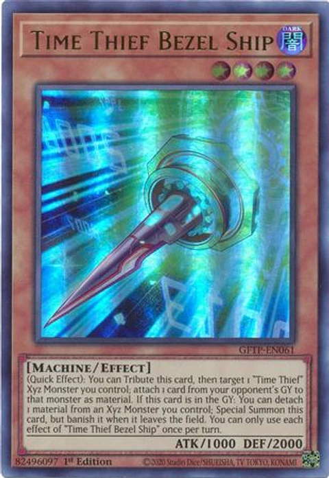 Time Thief Bezel Ship - GFTP-EN061 - Ultra Rare