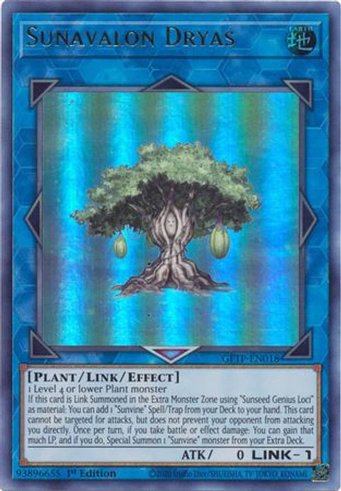 Sunavalon Dryas - GFTP-EN018 - Ultra Rare 