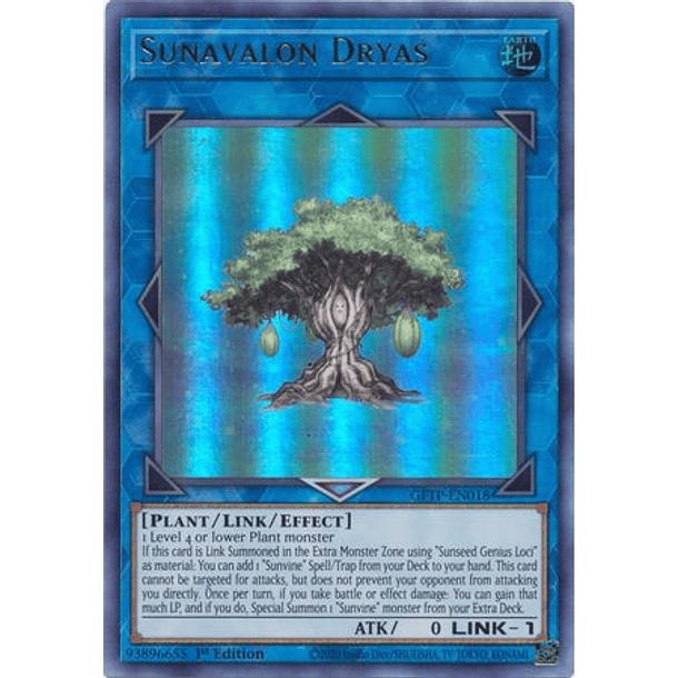 Sunavalon Dryas - GFTP-EN018 - Ultra Rare 