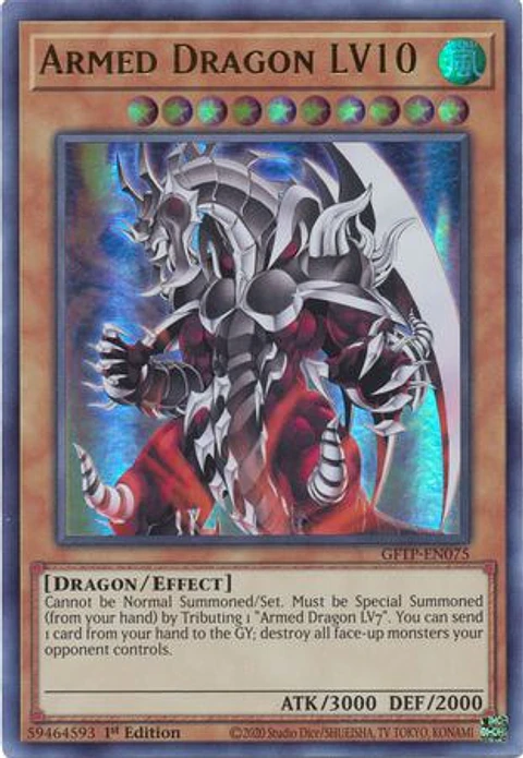 Armed Dragon LV10 - GFTP-EN075 - Ultra Rare