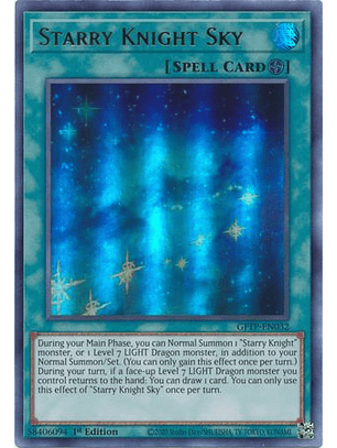 Starry Knight Sky - GFTP-EN032 - Ultra Rare