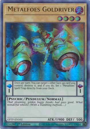 Metalfoes Goldriver - GFTP-EN102 - Ultra Rare 1