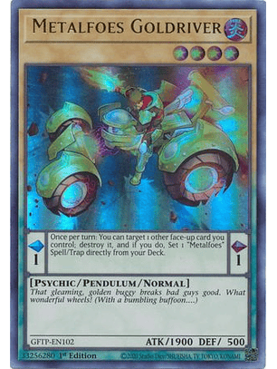 Metalfoes Goldriver - GFTP-EN102 - Ultra Rare