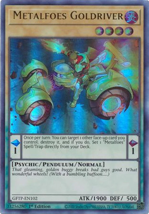 Metalfoes Goldriver - GFTP-EN102 - Ultra Rare