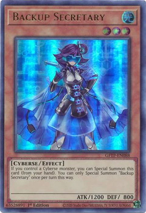 Backup Secretary - GFTP-EN088 - Ultra Rare