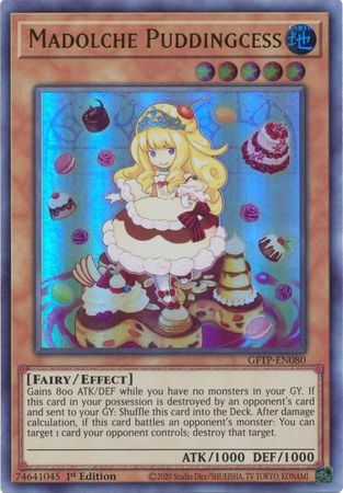 Madolche Puddingcess - GFTP-EN080 - Ultra Rare 1