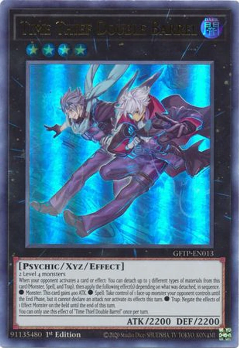 Time Thief Double Barrel - GFTP-EN013 - Ultra Rare