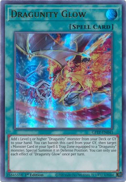 Dragunity Glow - GFTP-EN041 - Ultra Rare
