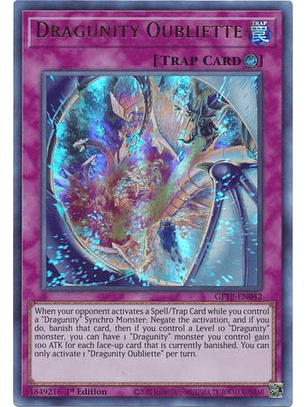 Dragunity Oubliette - GFTP-EN042 - Ultra Rare