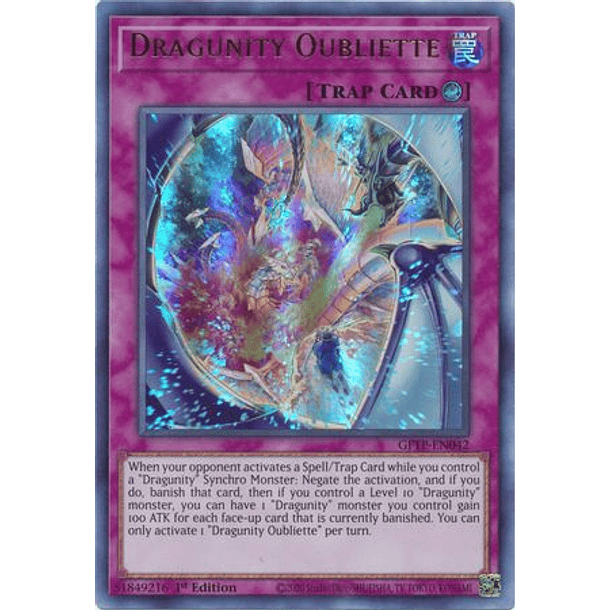 Dragunity Oubliette - GFTP-EN042 - Ultra Rare