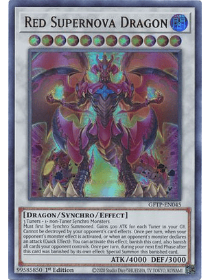 Red Supernova Dragon - GFTP-EN045 - Ultra Rare