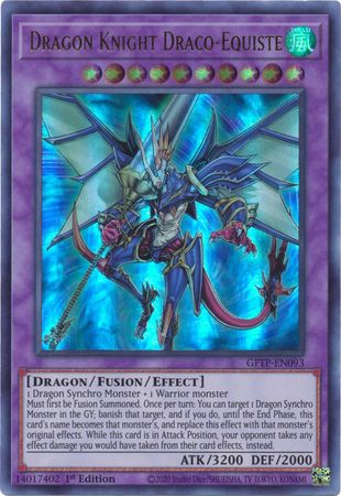 Dragon Knight Draco-Equiste - GFTP-EN093 - Ultra Rare 1