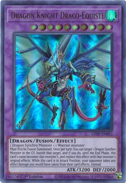 Dragon Knight Draco-Equiste - GFTP-EN093 - Ultra Rare