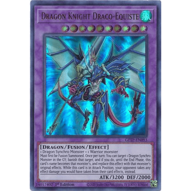 Dragon Knight Draco-Equiste - GFTP-EN093 - Ultra Rare