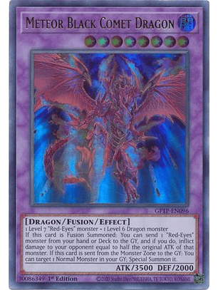 Meteor Black Comet Dragon - GFTP-EN096 - Ultra Rare