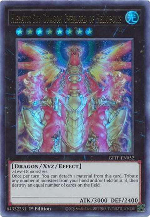 Hieratic Sun Dragon Overlord of Heliopolis - GFTP-EN052 - Ultra Rare