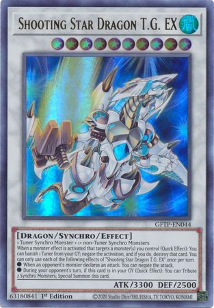 Shooting Star Dragon T.G. EX - GFTP-EN044 - Ultra Rare 1