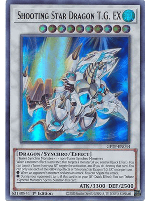 Shooting Star Dragon T.G. EX - GFTP-EN044 - Ultra Rare