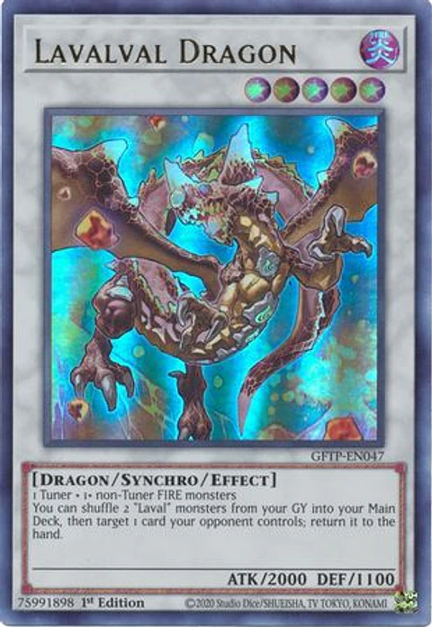 Lavalval Dragon - GFTP-EN047 - Ultra Rare