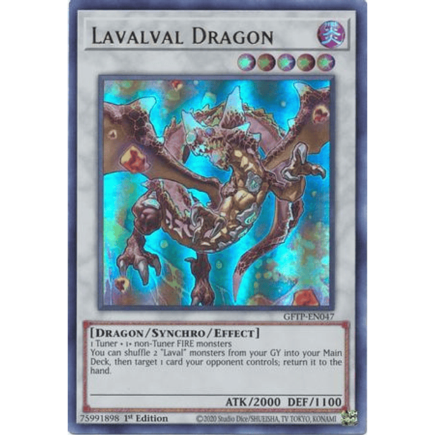 Lavalval Dragon - GFTP-EN047 - Ultra Rare